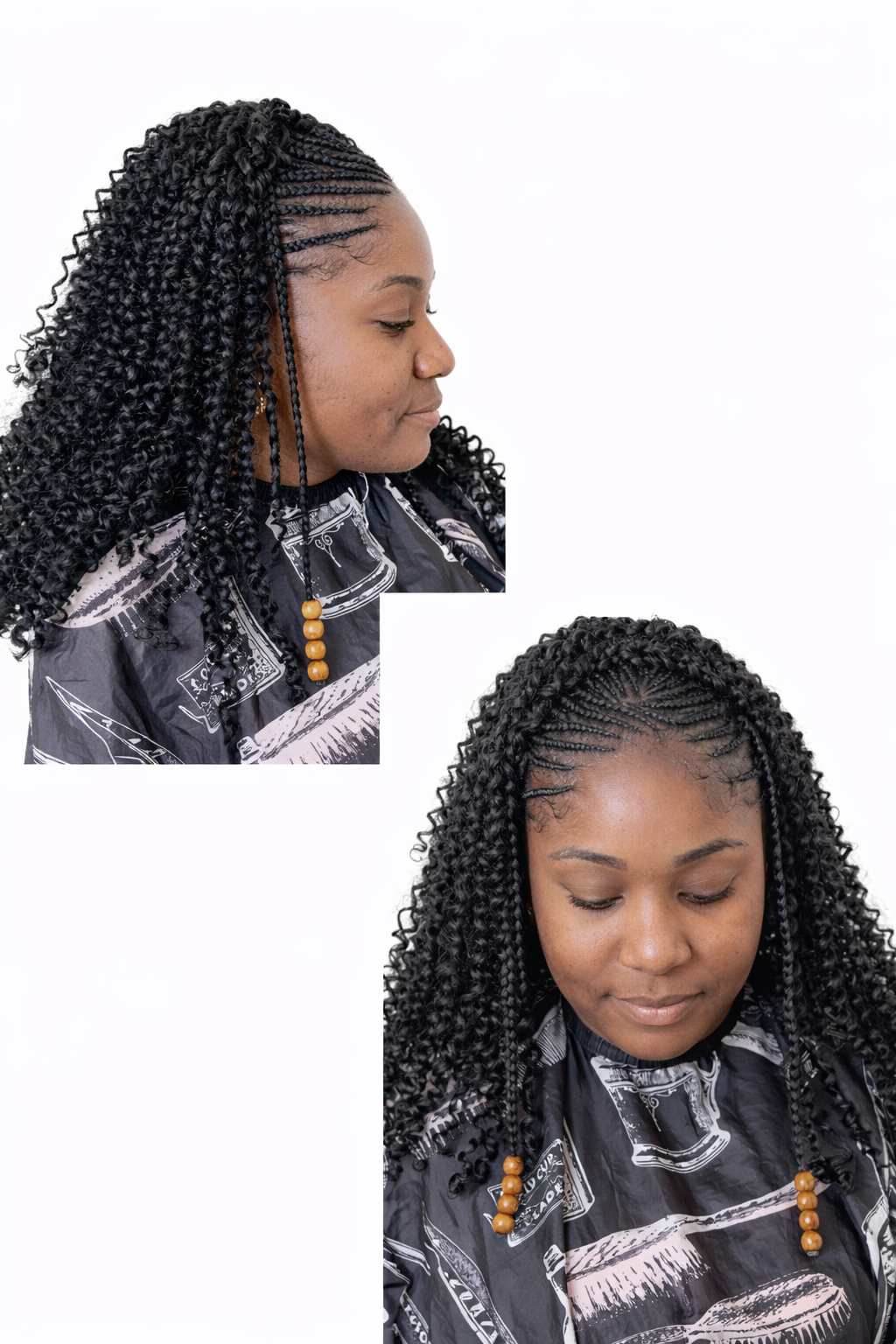 Bonnet foulard en wax -SBM by Maria Bonnet foulard en wax -Fait main