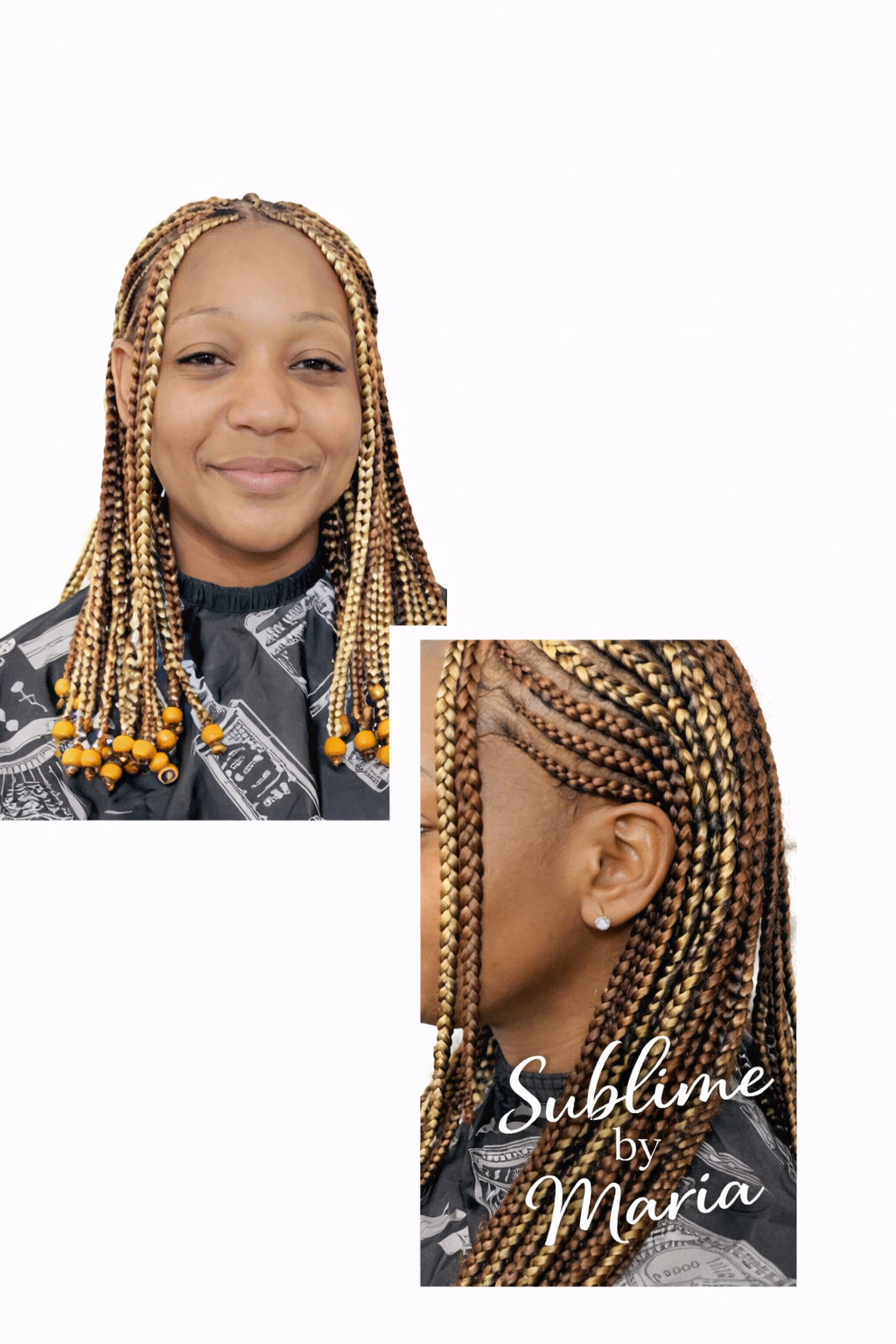 Bonnet foulard en wax -SBM by Maria Bonnet foulard en wax -Fait main