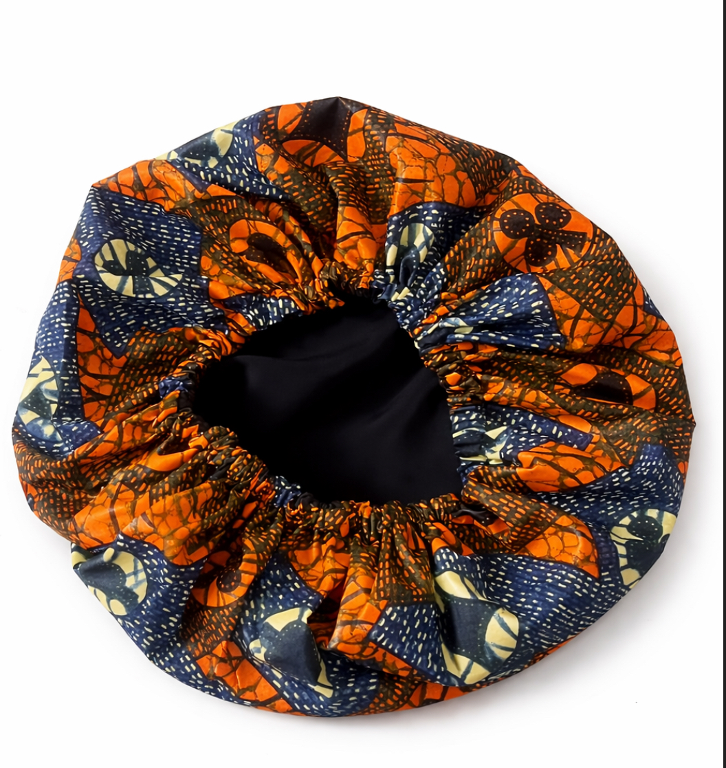 Bonnet de nuit et de jour en wax - élastique – Image 4