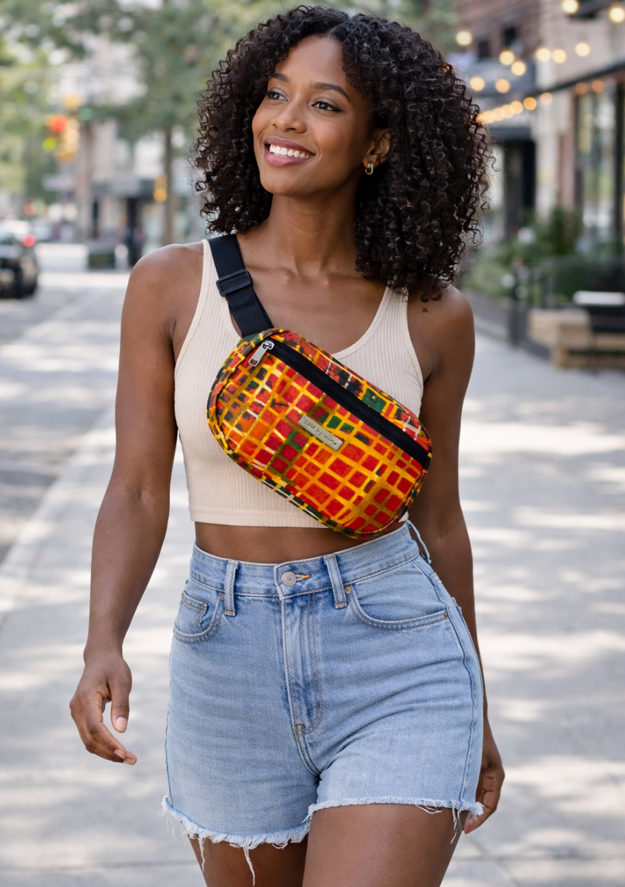 Sac banane en pagne - SBM by Maria – Image 3