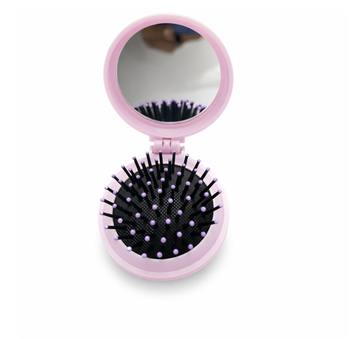 Mini Miroir Brosse Pliable Violet – SBM by Maria – Image 3