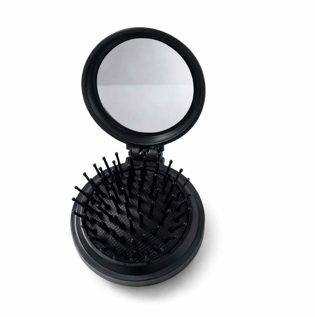 Mini miroir brosse pliable Noir - SBM by Maria – Image 3