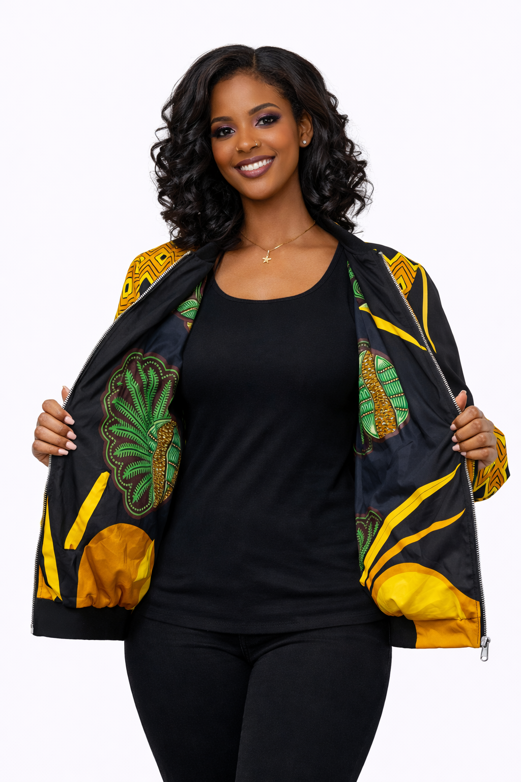 Bomber en pagne taille XS – Image 2