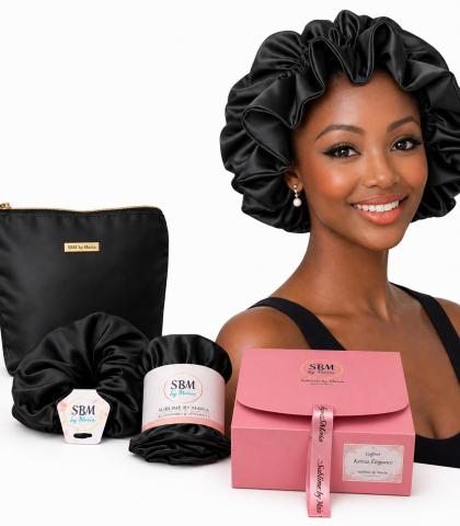 Coffret Kenza élégance en satin protection et confort