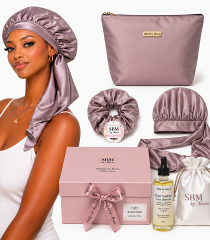 Le coffret Kenza Élixir  en satin protection et confort
