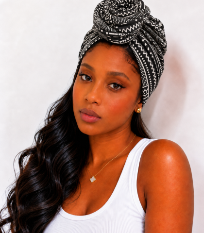 Turban Naya Wax 3 en 1 – Élégance, protection & confort