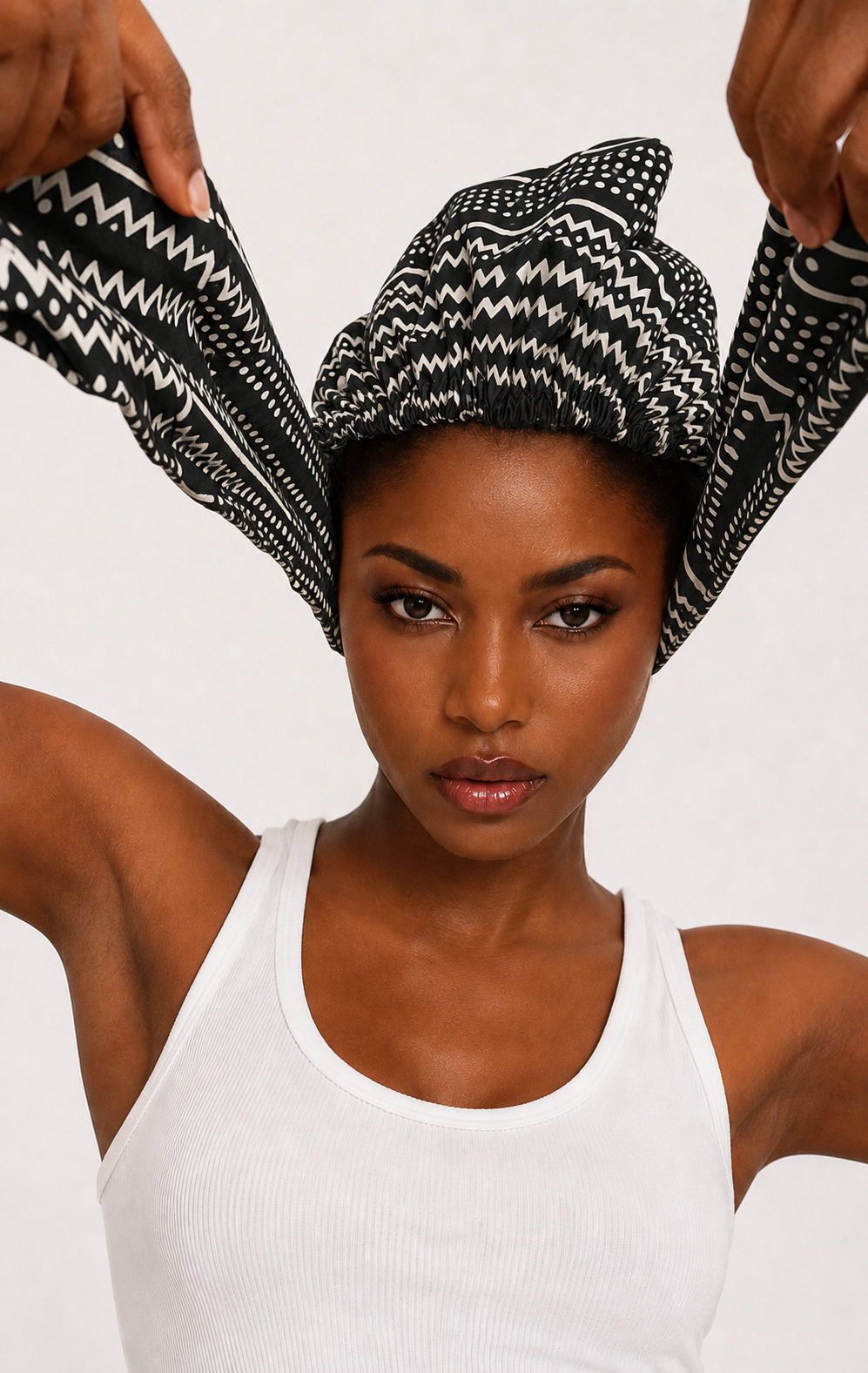 Turban Naya Wax 3 en 1 - Élégance, protection & confort – Image 3